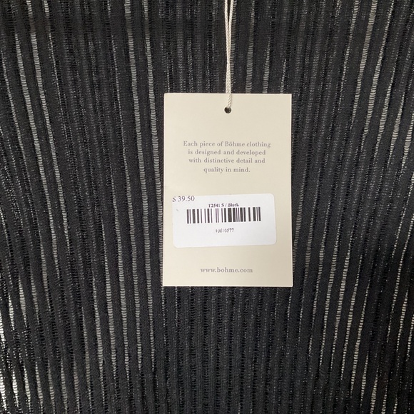 NWT transparent striped top by Bohme - Picture 8 of 10